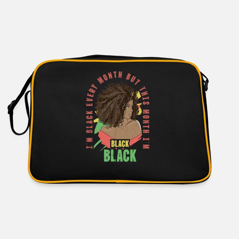 I'm black every month, but this month I'm Retro Bag