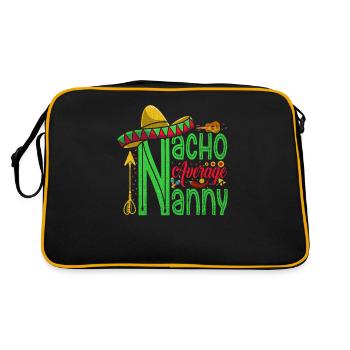 Nacho, Average Nanny For - Retro Bag - black/gold - Back