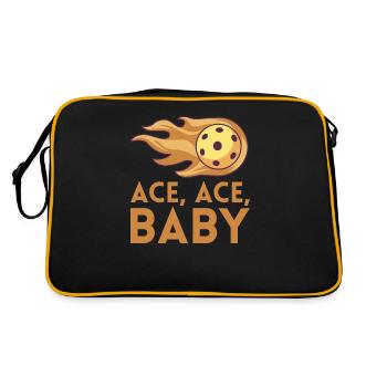 Ace Ace Baby pour les joueurs de pickleball ou - Sac Retro - noir/or - Dos