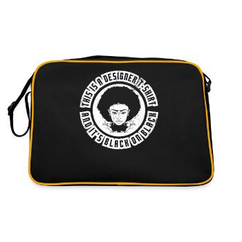 Ceci est un t-shirt de créateur et pour - Sac Retro - noir/or - Dos