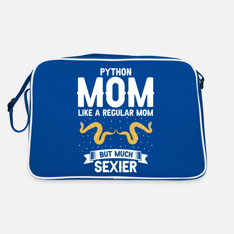 King python design for snake lovers Retro Bag