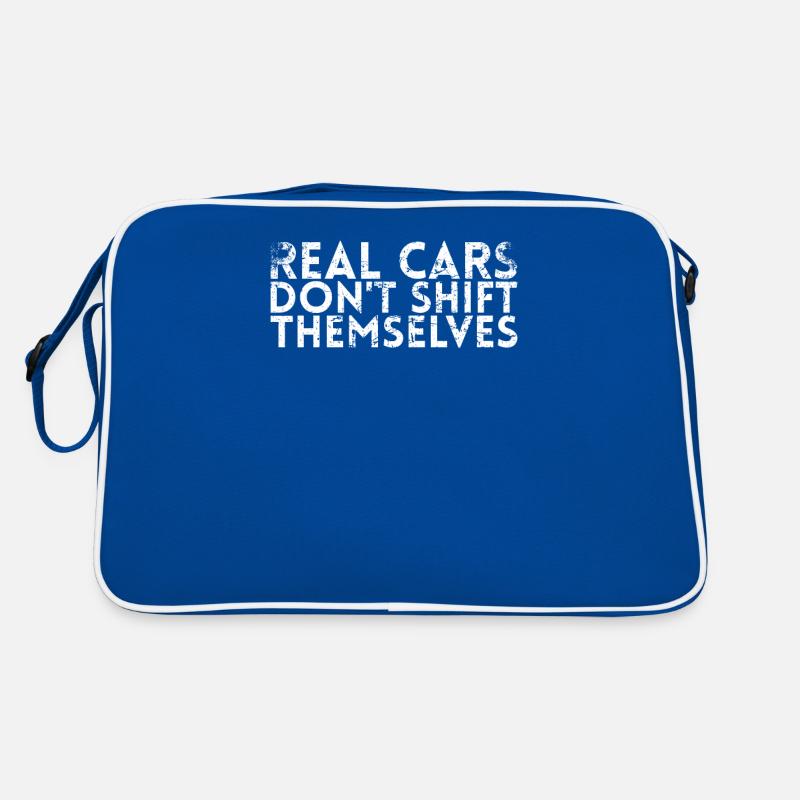 Echte Autos Verschieben Sich Nicht Von Selbst. Retro Tasche