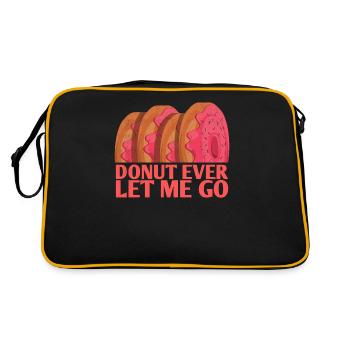 Donut ever let me go, conception de mariage pour - Sac Retro - noir/or - Dos