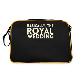 Basically the design for the royal - Retro Bag - black/gold - Back