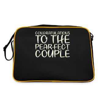 Congratulations To The Pear-fect For The - Retro Bag - black/gold - Back