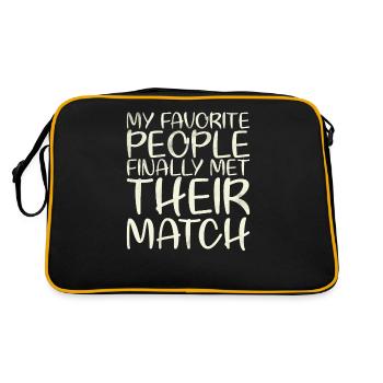 My favorite people have finally settled for the - Retro Bag - black/gold - Back