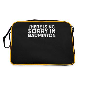 In badminton, there is no pity for badminton - Retro Bag - black/gold - Back