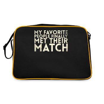 My favorite people have finally settled for the - Retro Bag - black/gold - Back