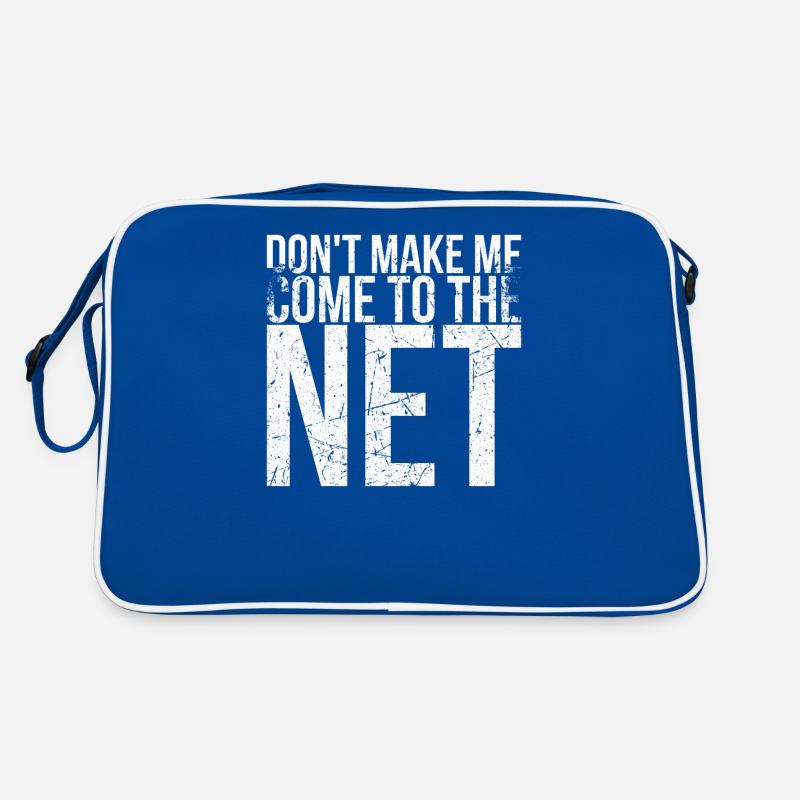 Ne me laissez pas entrer dans le filet pour le badminton Sac Retro