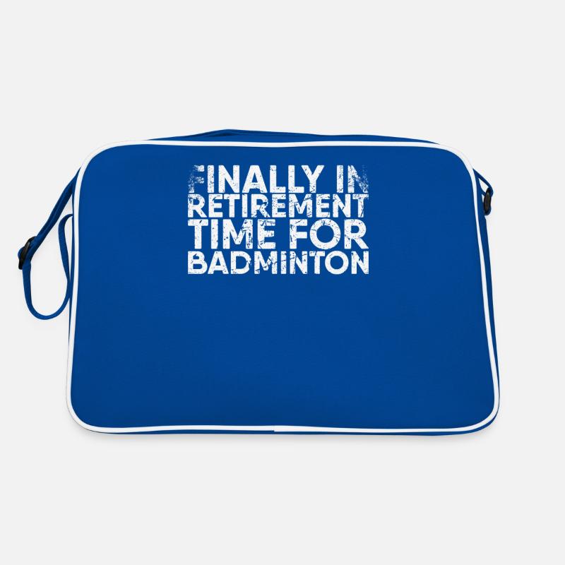 Enfin à la retraite pour les joueurs de badminton Sac Retro