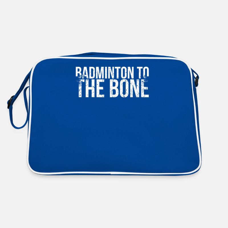 Badminton down to the bones for badminton players Retro Bag