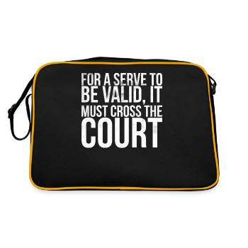 Pour qu’un supplément soit valide, il doit être barré - Sac Retro - noir/or - Dos