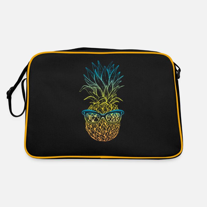 Pineapple Sunglasses Design For Beach Lovers Retro Bag