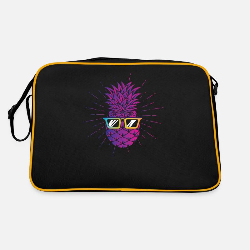 Pineapple Sunglasses Design For Beach Lovers Retro Bag