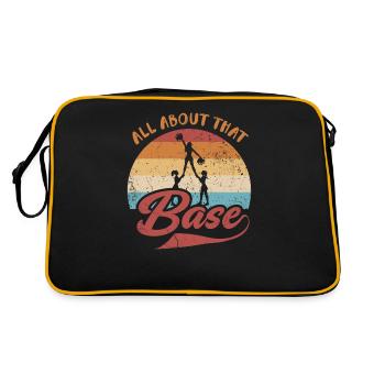 All about this basic design for cheerleaders - Retro Bag - black/gold - Back