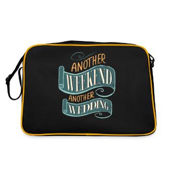 Another weekend, another wedding for - Retro Bag - black/gold - Back