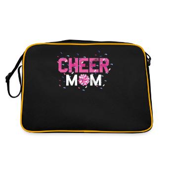 Cheer Mom Design pour les pom-pom girls Cheer - Sac Retro - noir/or - Dos