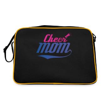 Cheer Mom Design pour les pom-pom girls Cheer - Sac Retro - noir/or - Dos