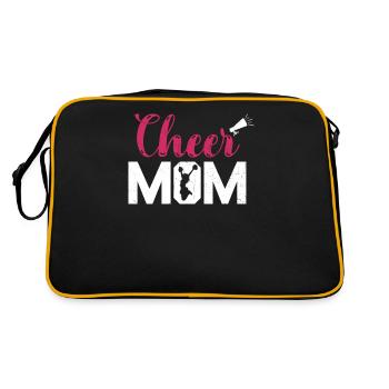 Cheer Mom Design pour les pom-pom girls Cheer - Sac Retro - noir/or - Dos