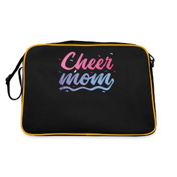 Cheer Mom Design pour les pom-pom girls Cheer - Sac Retro - noir/or - Dos