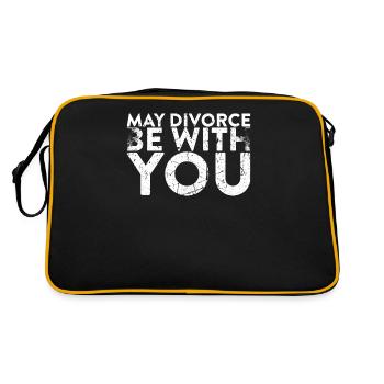 Que le divorce avec vous pour le divorce - Sac Retro - noir/or - Dos