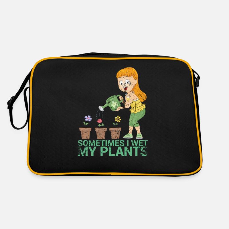 Parfois, j’humidifie la conception de ma plante pour Sac Retro