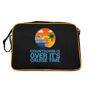 Le compte à rebours est terminé, c’est l’heure de la croisière - Sac Retro - noir/or - Dos