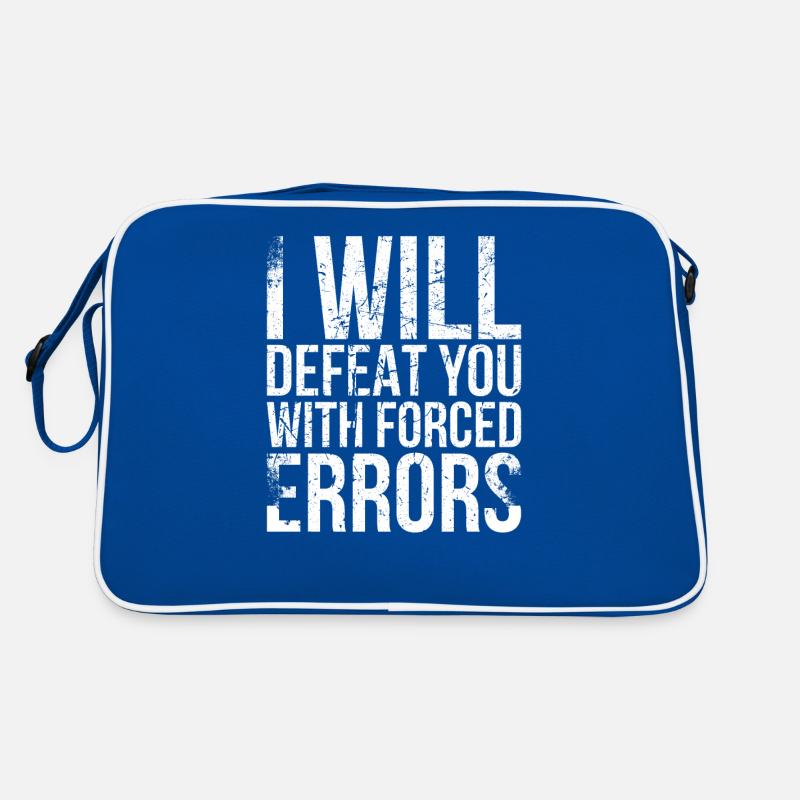 Je te vaincrai avec des erreurs forcées Sac Retro