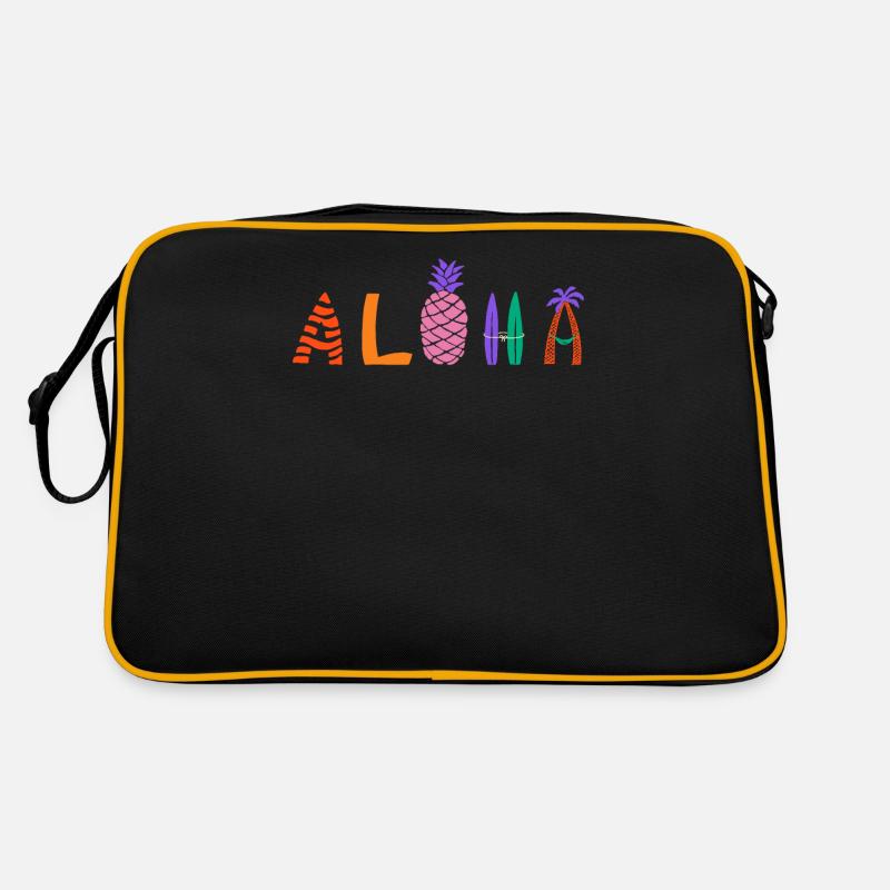 Conception d’ananas Aloha pour les amoureux de la plage ananas Sac Retro