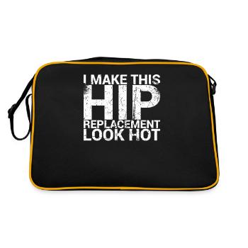 Je fais en sorte que ce remplacement de la hanche ait l’air chaud - Sac Retro - noir/or - Dos