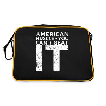 Muscle américain, vous pouvez l’utiliser pour muscle car - Sac Retro - noir/or - Dos