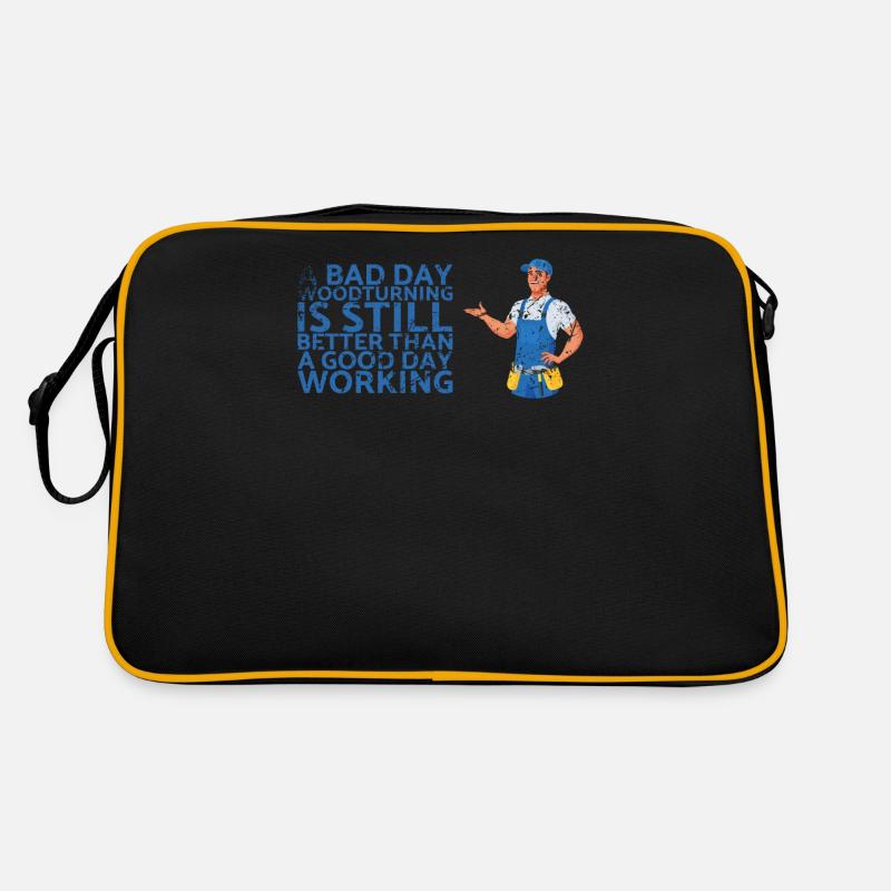 Drechseln Ist Immer Noch Besser Für Einen Retro Tasche