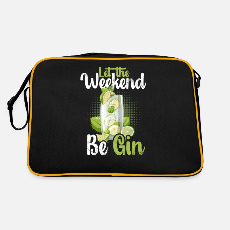 Que le week-end soit gin Sac Retro