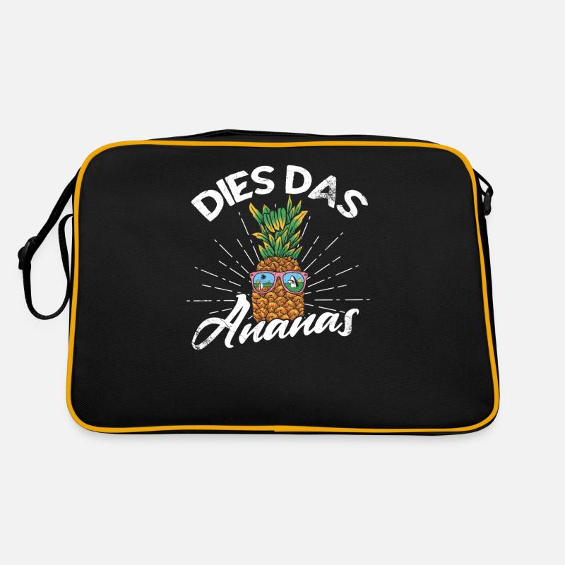 Dies das Ananas Retro Tasche