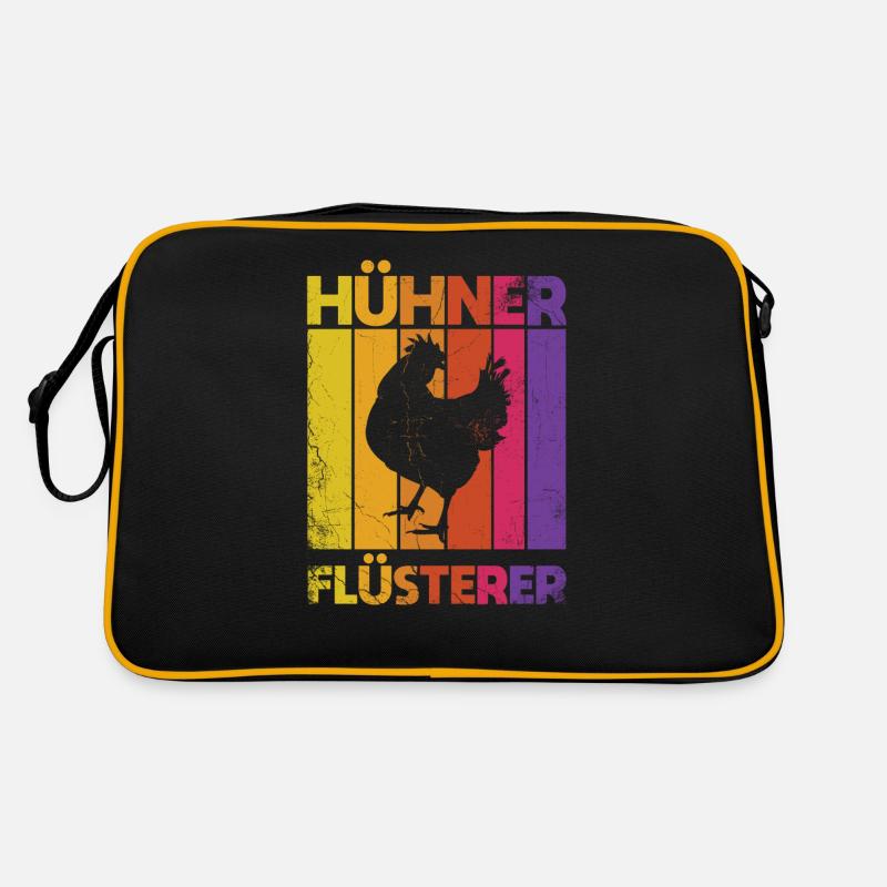 Hühner Flüsterer. Hühner Retro Tasche
