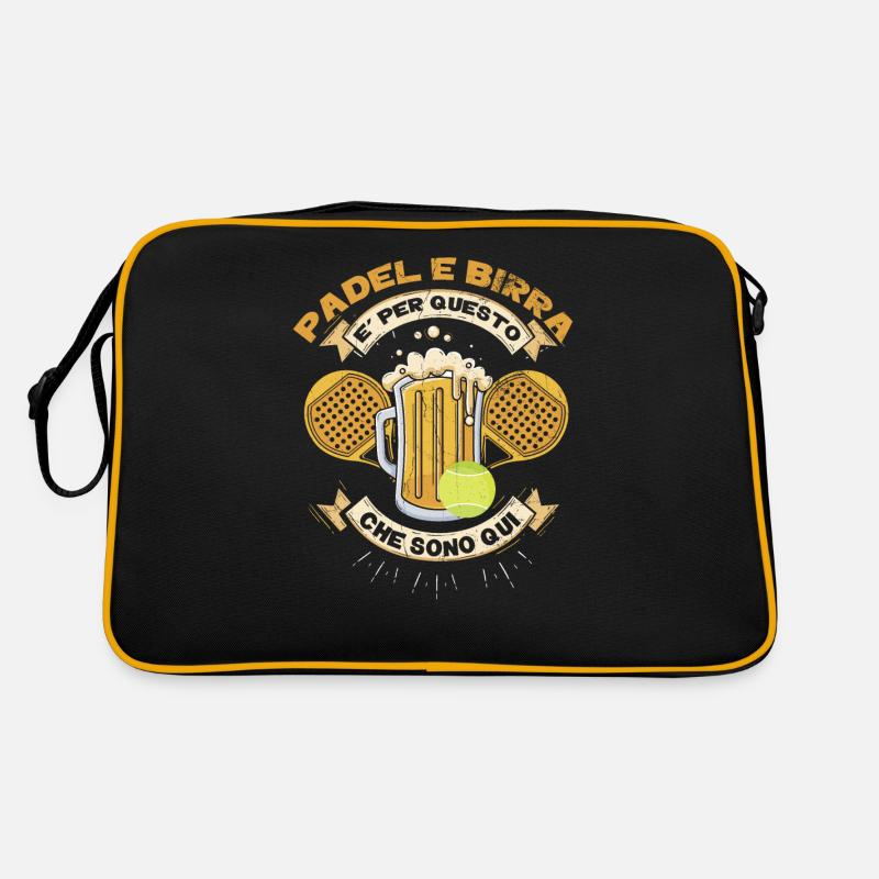 Padel Und Bier, Paddel Retro Tasche