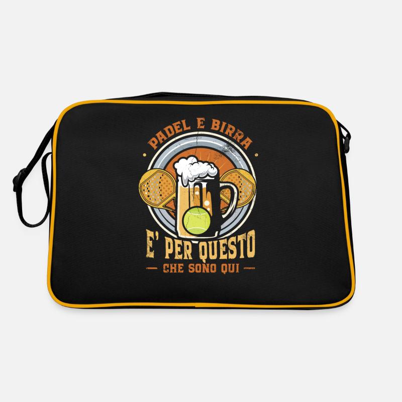Padel Und Bier, Paddel Retro Tasche