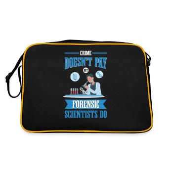 Le crime ne paie pas, mais les médecins légistes - Sac Retro - noir/or - Dos