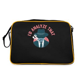 I would analyze that, investigators - Retro Bag - black/gold - Back