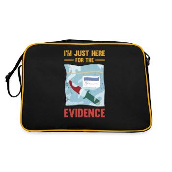 I'm just here to prove it - Retro Bag - black/gold - Back