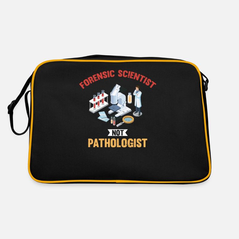 Forensiker, Kein Pathologe, Ermittler Retro Tasche