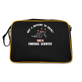 Avez-vous un casse-tête à résoudre? Appelez un - Sac Retro - noir/or - Dos