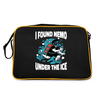 I found Nemo Under The Ice, Ice Diver - Retro Bag - black/gold - Back