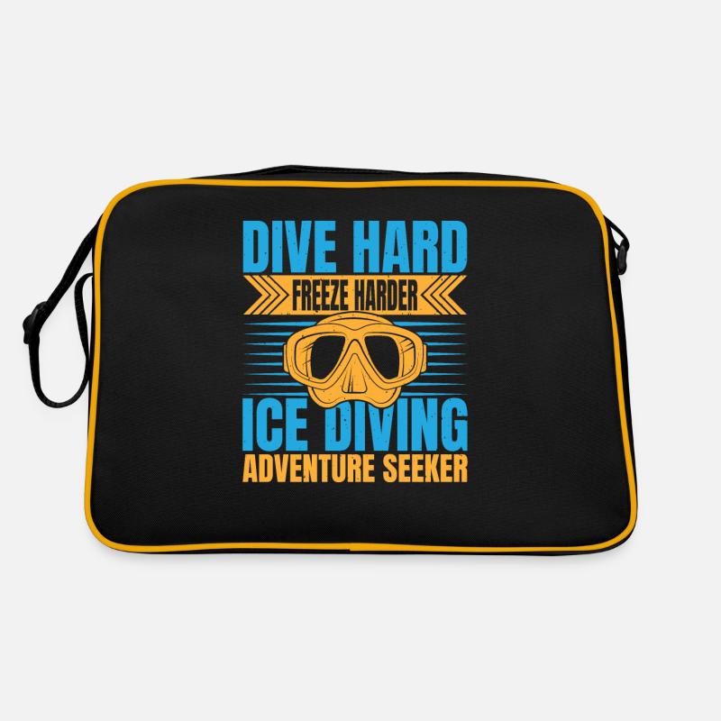 Dive Hard Freezy Harder, Eistaucher Retro Tasche