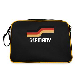 Drapeau rétro Jersey Allemagne - Sac Retro - noir/or - Dos