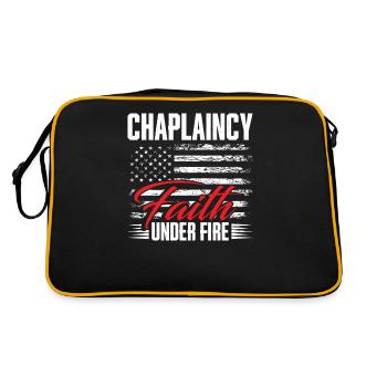 La foi pastorale attaquée, aumônier - Sac Retro - noir/or - Dos
