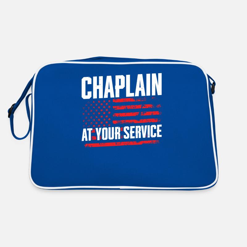 Pastor at your service, chaplain Retro Bag