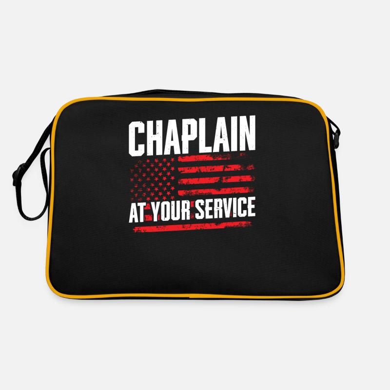 Pastor at your service, chaplain Retro Bag