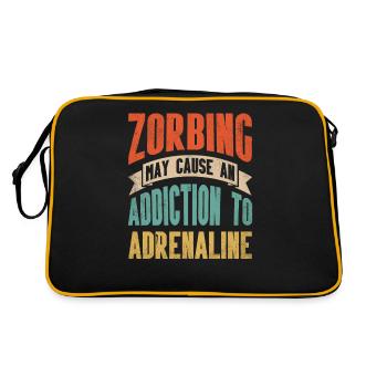 Zorbing peut causer une dépendance à l’adrénaline - Sac Retro - noir/or - Dos