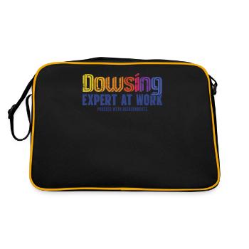 Dowser at work with - Retro Bag - black/gold - Back